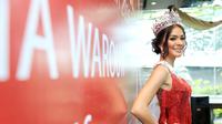 Dalam ajang kontes kecantikan bertaraf internasional, Miss Universe 2016 Indonesia diwakili oleh Kezia Warouw. Gadis cantik wakil Puteri Indonesia dari Sulawesi Utara itu berhasil masuk 13 besar. (Adrian Putra/Bintang.com)