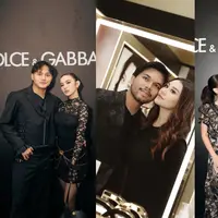 Sederet pasangan selebriti hadiri opening Dolce & Gabbana Store di Plaza Indonesia, Kamis (18/9/2025). Ada Mahalini Raharja-Rizky Febian, Aaliyah Massaid-Thariq Halilintar, hingga Tissa Biani-Dul Jaelani yang tampil glam dengan outfit serba hitam [@mahaliniraharja @aaliyah.massaid @tissabiani]