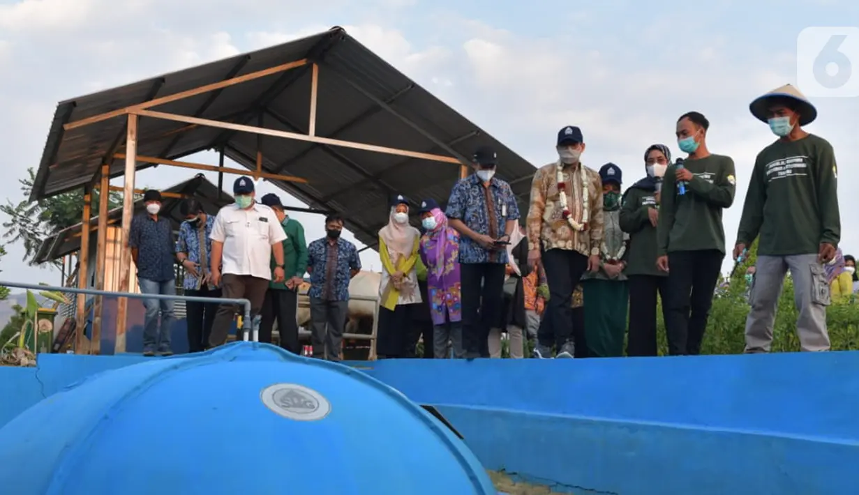 Kawasan edupark sebagai sarana transfer pengetahuan bagi warga desa sekitar perusahaan dalam membangun usaha peternakan dan pertanian. Melalui program ini diharapkan dapat membangun kemandirian pangan, ekonomi, energi skala kecil di lingkungan desa sekitar. (Liputan6.com/HO/Wening PDT)