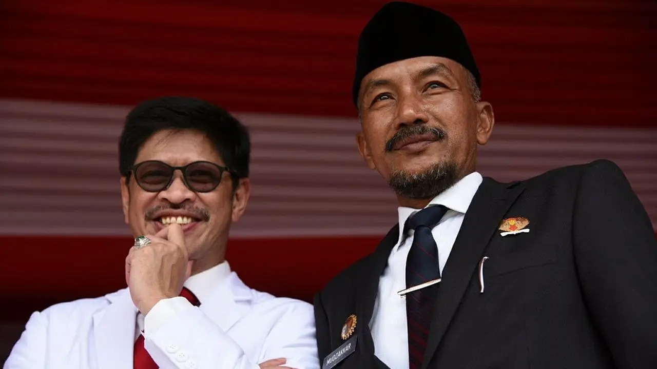 Paslon Gubernur dan Wakil Gubernur Sulsel, Ichsan Yasin Limpo-Andi Mudzakkar (Liputan6.com/ Eka Hakim)