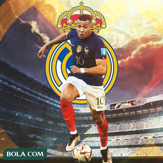 Real Madrid - Kylian Mbappe Jersey Prancis