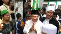 Ridwan Kamil menghadiri acara Walimatul Qubro Al Imam Al Arifbillah Al Quthub Al Habib Hasan Bin Muhammad Al Haddad atau Mbah Priok, Minggu (1/0/2024).(Foto: Tim Ridwan Kamil-Suswono)