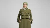 8 Model Gamis Ruffle Tren 2026: Tampil Anggun dengan Sentuhan Feminin Modern