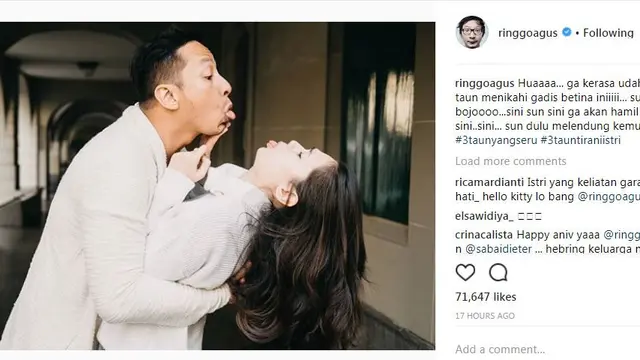 Ringgo Agus dan Sabai