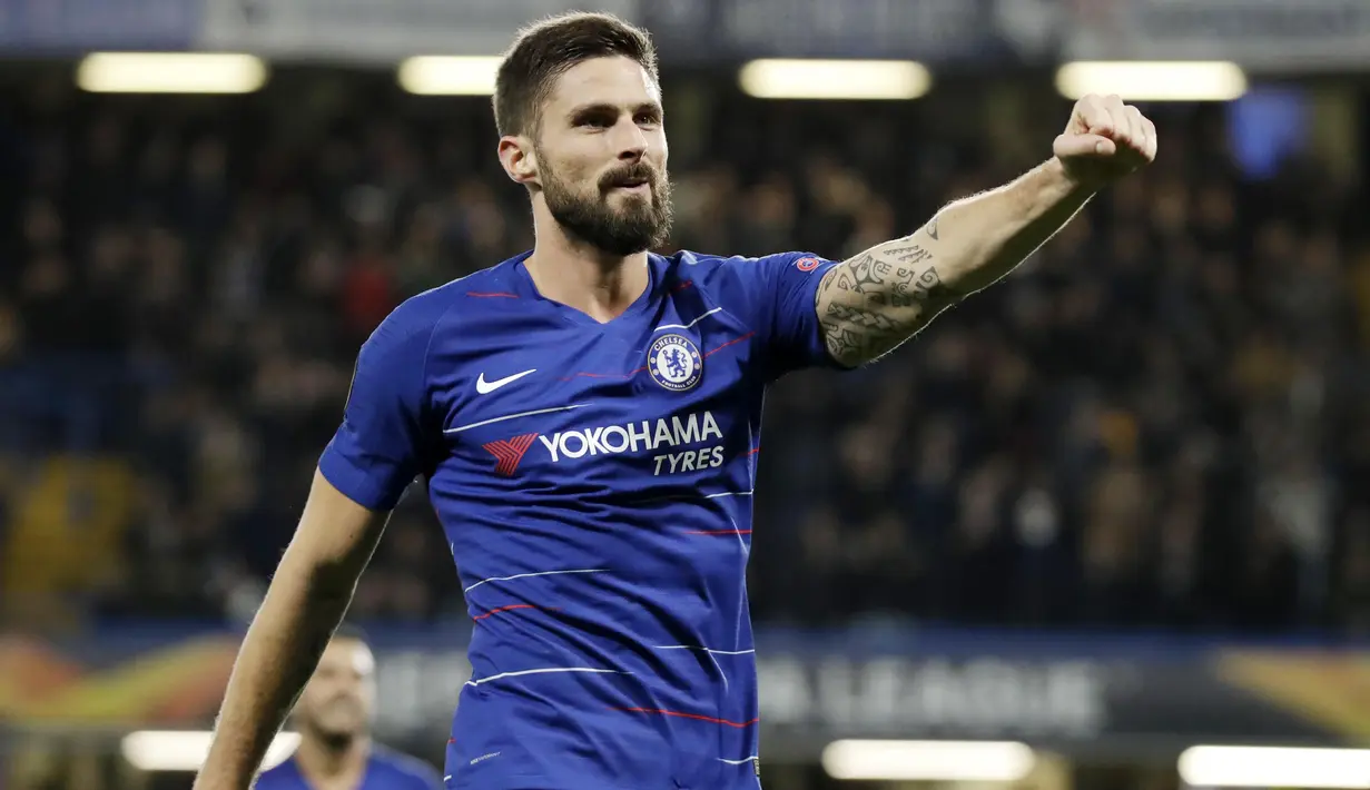 3. Oliver Giroud (Arsenal dan Chelsea) - 78 Gol. (AP/Matt Dunham)
