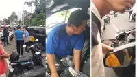 Sopir Taksi Online di Bandar Lampung Diduga Dibegal, Selamat Usai Tabrakkan Mobil ke Kendaraan Lain
