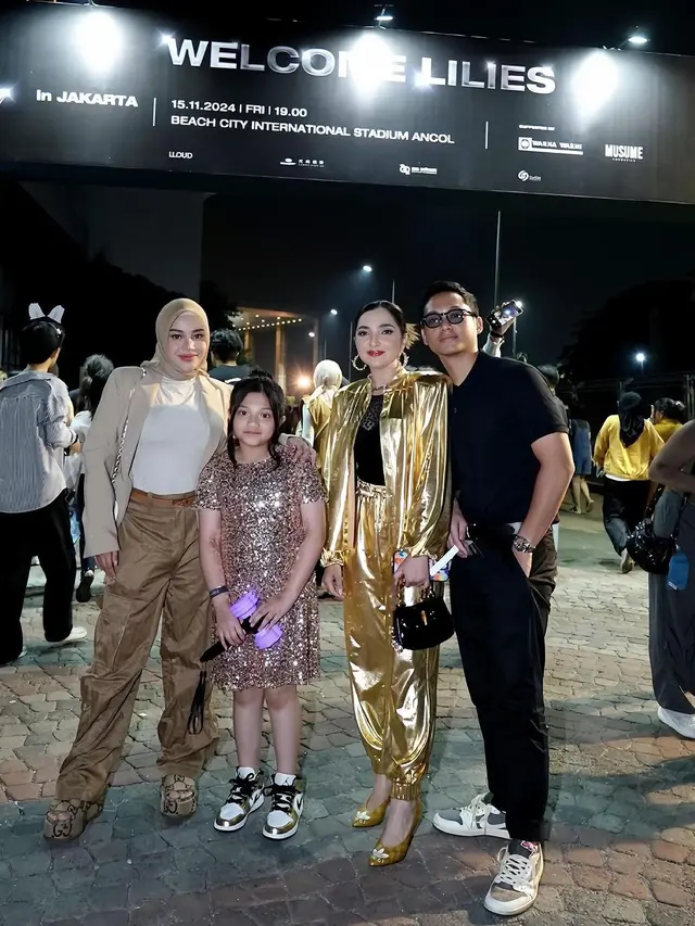 Artis Nonton Fan Meetup Lisa di Jakarta, Bilqis Anak Ayu Ting Ting Tampil Beda
