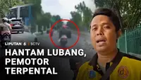 Hantam Lubang, Pemotor Terpental
