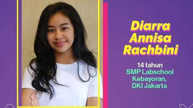 6 Potret Diarra Rachbini Anak Kedua Alya Rohali, Pemenang Gadis Sampul 2021