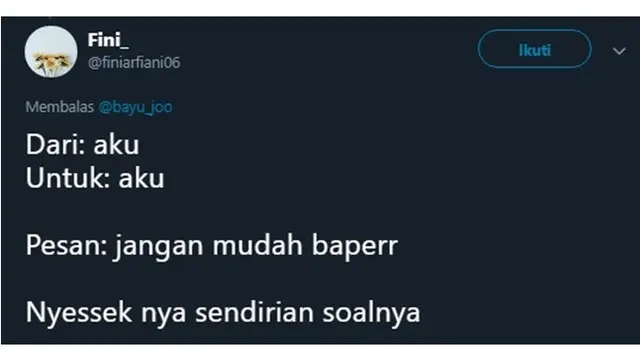 7 Pesan Netizen Untuk Diri Sendiri Ini Bikin Miris Sekaligus Geli