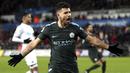 3. Sergio Aguero (Manchester City) - 12 Gol (3 Penalti). (AP/Nick Potts)