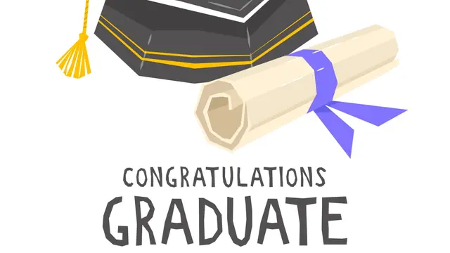 Ilustrasi wisuda, kelulusan sekolah