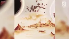 Seorang seniman mampu membuat sebuah lukisan indah bermodalkan kuas, kanvas, dan secangkir kopi.
