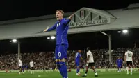 Selebrasi Cole Palmer saat Chelsea mengalahkan Fulham di Liga Inggris (AFP)