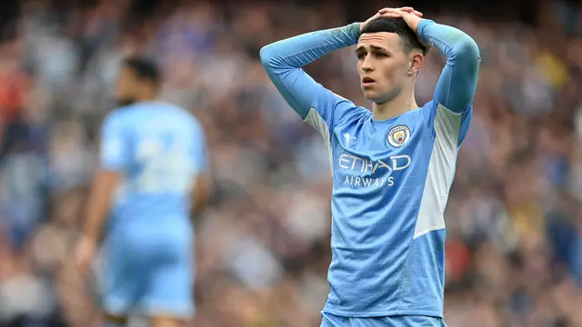 Foto: Ragam Ekspresi Saat Duel Sengit Antara Manchester City Kontra Liverpool di Liga Inggris