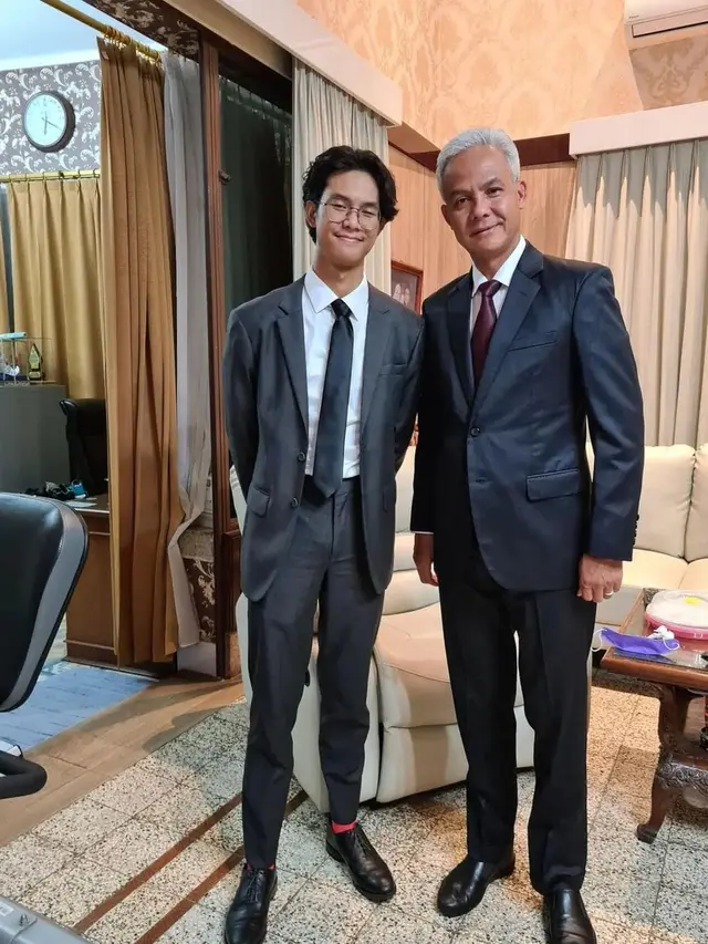 Ganjar Pranowo dan Alam Ganjar. (Foto: Dok. Twitter @ganjarpranowo)