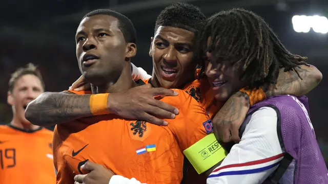 Foto Piala Eropa: Drama Lima Gol, Belanda Akhirnya Memenangkan Duel Sengit Melawan Ukraina pada Laga Grup C Euro 2020