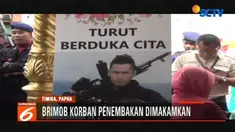 Anggota Brimob Polda Papua yang tewas ditembak kelompok kriminal bersenjata (KKB) di Tembagapura, Timika, Papua, Brigadir Firman dimakamkan.