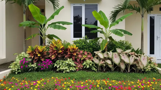 Model Rumah Sederhana dengan Taman Konsep Wild Garden Biar Natural