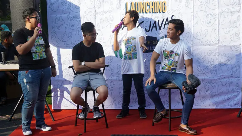 Kaesang Launching Kaos Kecebong