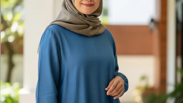 Gamis Santai Ibu Rumah Tangga 50 Tahun
