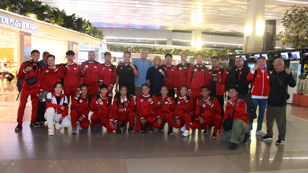 Atlet MMA Indonesia berangkat menuju 3rd AMMA Championships 2026 di Luzhou, Tiongkok
