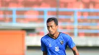 Penyerang Borneo FC, Sultan Samma. (Bola.com/Nandang Permana)