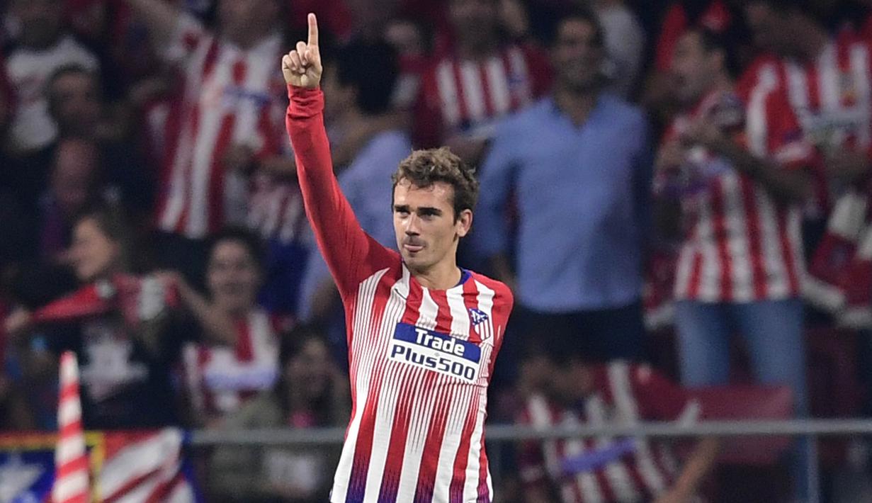 6. Antoine Griezmann (Atletico Madrid) - 3 Gol. (AFP/Javier Soriano)