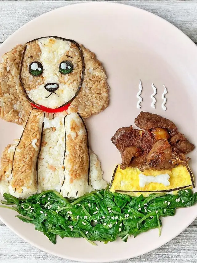 Wanita Ini Buat Karya Seni Pada Makanan Anaknya, 8 Hasilnya Curi Perhatian