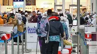 Jemaah haji Indonesia kloter terakhir telah dipulangkan dari Tanah Suci menuju ke Tanah Air melalui Bandara AMAA Madinah, Jumat (4/8/2023) dini hari. Ini sekaligus menandai berakhirnya operasional haji Indonesia di Arab Saudi. (FOTO: MCH PPIH ARAB SAUDI 2023)
