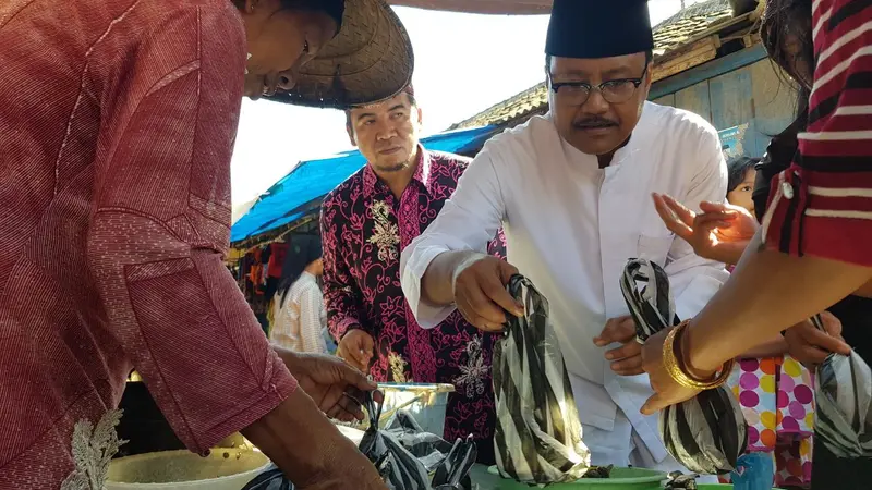 Gus Ipul menyambangi Banyuwangi (Liputan6.com/Dian Kurniawan)