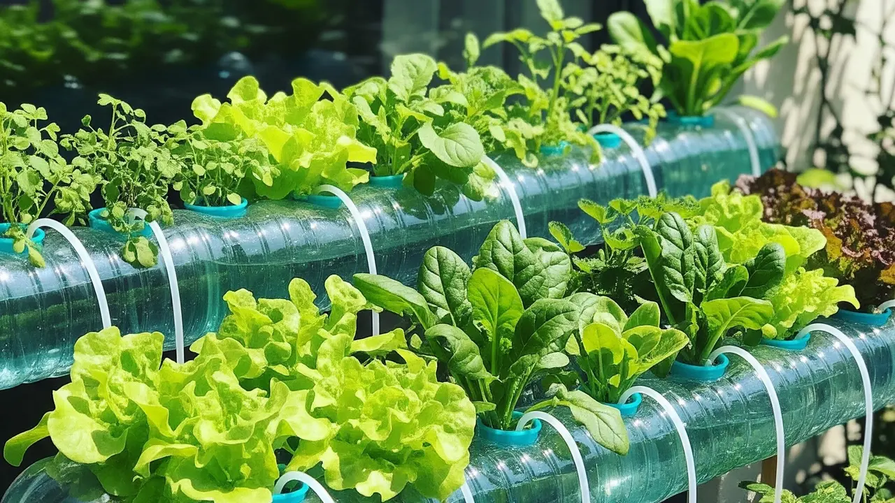 Menanam Sayur Hidroponik di Botol Bekas Tanpa Listrik