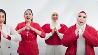 Nagita Slavina  Melly Goeslaw, Lesti Kejora dan Celine Evangelista membintangi Video Klip Rumah Kita.