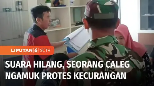 VIDEO: Seorang Caleg di Jember Ngamuk, Protes Terjadi Praktik Kecurangan