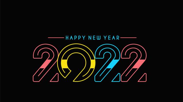 Ilustrasi Tahun Baru 2022