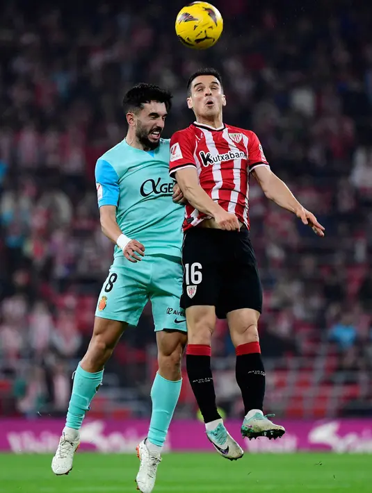 Athletic Bilbao tampil dominan dan menyerang.  (Ander Gillenea/AFP)