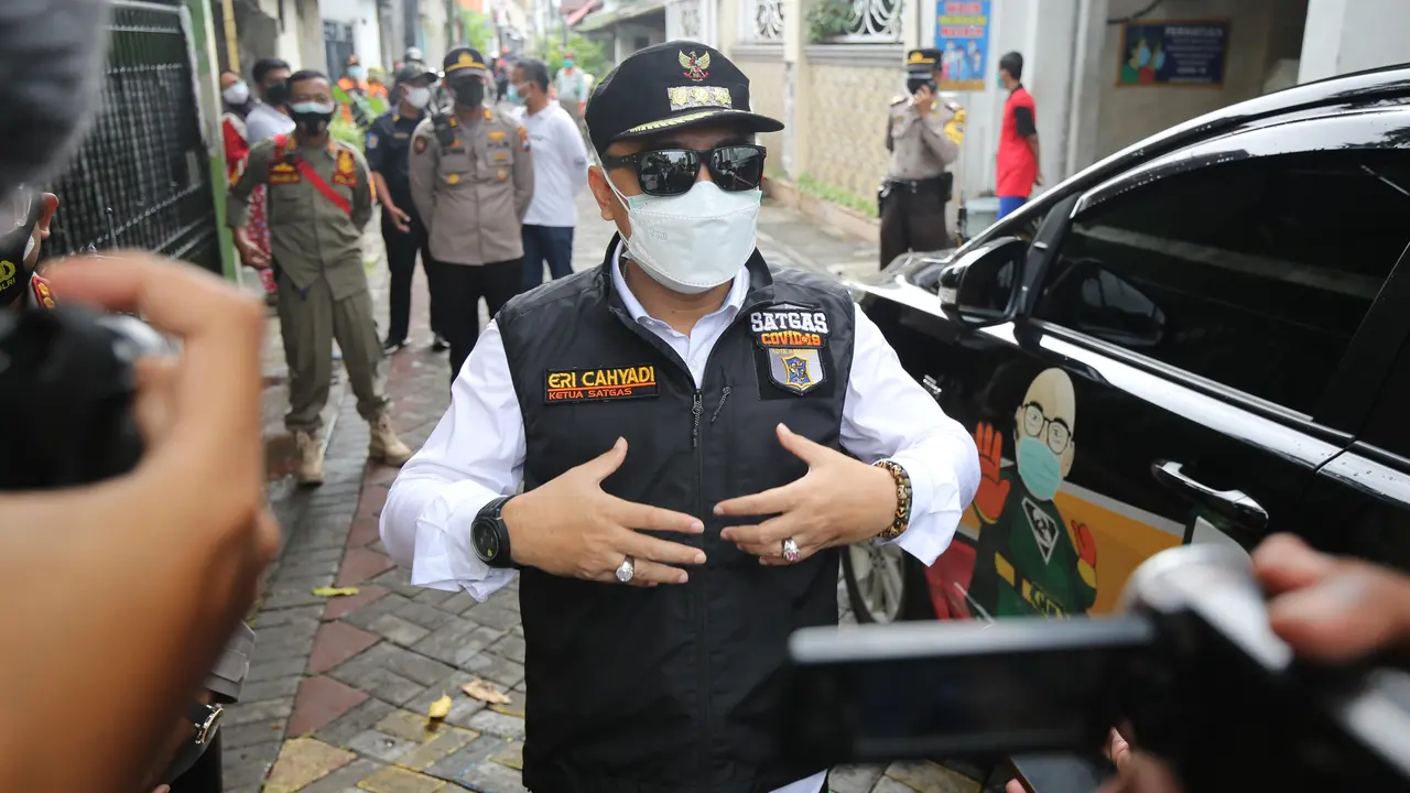 Wali Kota Surabaya Eri Cahyadi. (Dian Kurniawan/Liputan6.com)