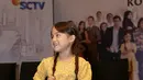Nicole Rossi, putri kecil berusia enam tahun ini merasa senang memerankan tokoh Elif yang khas dengan rambut panjang dan kepang dua. (Andy Masela/Bintang.com)