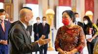 Ketua DPR RI Puan Maharani diterima langsung oleh Raja Kamboja Norodom Sihamoni. (Istimewa)