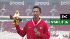 Berita video Eko Syahputra sukses mendpatkan medali perak di Asian Para Games 2018.