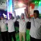 pasangan Latief-Mohni saat deklarasi maju Pilkada Bangkalan 2018