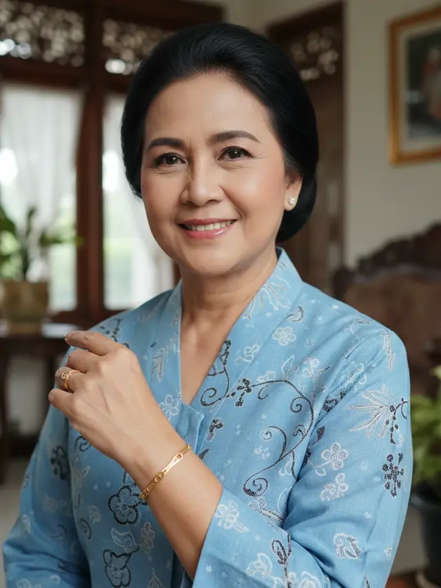 Model Gelang Emas Rantai Klasik untuk Usia 50 Tahun ke Atas (Foto: Gemini AI)