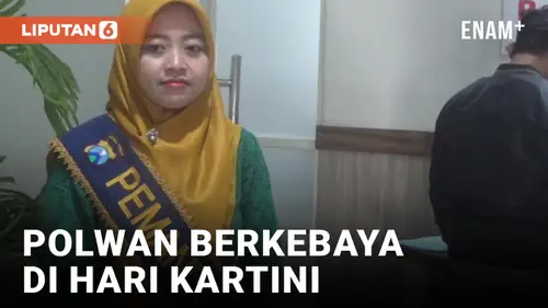 VIDEO: Sambut Hari Kartini, Polwan Jombang Pakai Seragam Spesial
