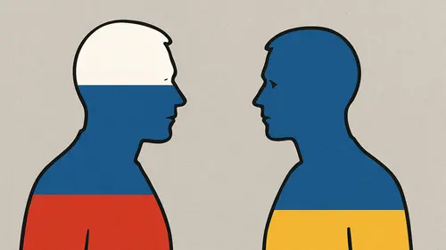 Ilustrasi konflik Rusia dan Ukraina. (ChatGPT/OpenAI)