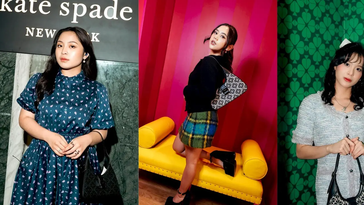 6 Gaya Fun dan Stylish Bernadya, Ziva Magnolya hingga Zee Asadel di Pembukaan Kate Spade Grand Indonesia