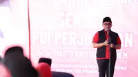 Sekretaris Jenderal (Sekjen) PDIP Hasto Kristiyanto melakukan&nbsp;safari politik dan konsolidasi pemenangan di DPC PDIP, Pandeglang, Banten, Minggu (10/12/2023). (Dok. Tim Media PDIP)