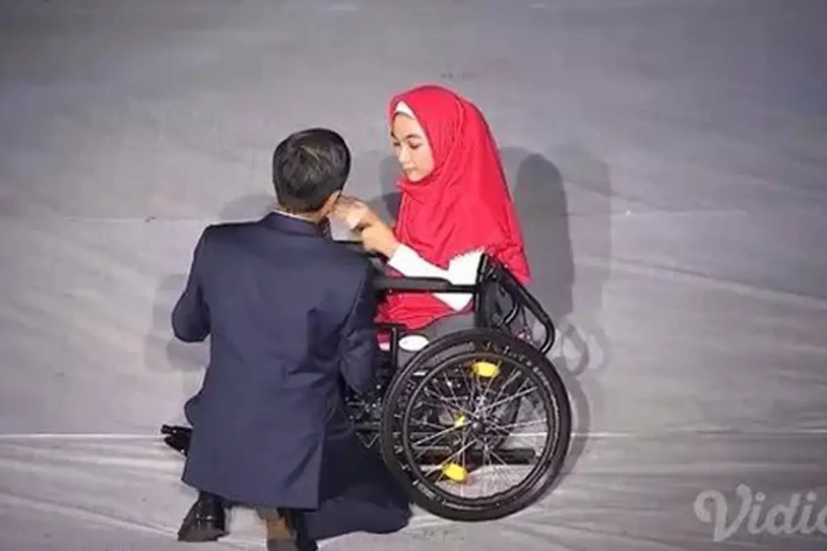 Bulan bersama Presiden Joko Widodo./Copyright vidio.com
