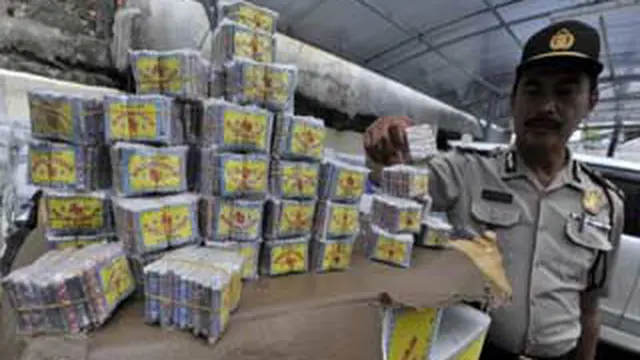 polisi sita petasan