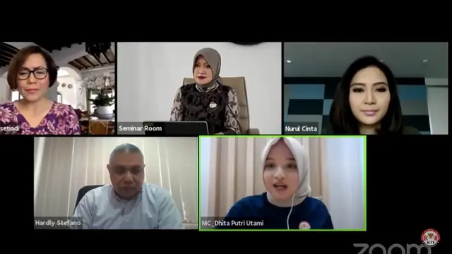 webinar bertajuk Gerakan Literasi Sejuta Pemirsa: Perempuan dan Media pada Rabu, 14 Oktober 2020