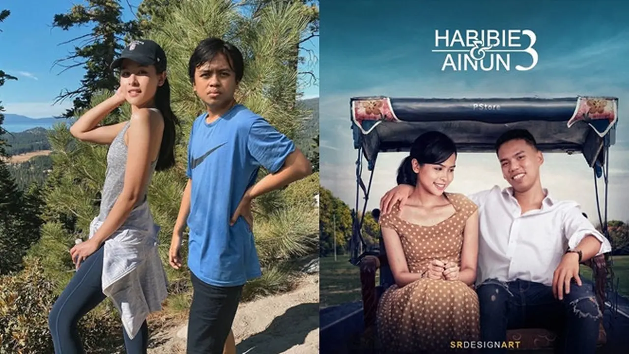 6 Editan Foto Pria Bareng Maudy Ayunda Ini Bikin Ketawa Geli